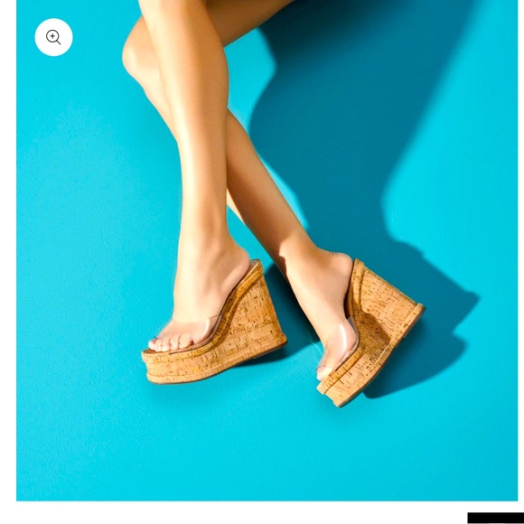 SCHUTZ Shoes - Schutz Dalle Vinyl Wedge Sandals, size 8